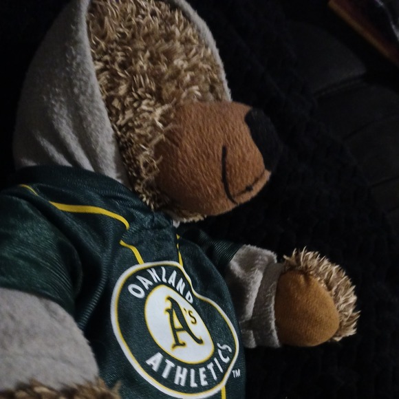 Oakland A's Athletics Baseball Teddy Bear Game Souvenir Jersey Hoodie MLB 18" - Picture 15 of 15